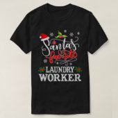 Santa's Favorite Laundry Worker Christmas Party Gi Tシャツ (デザイン正面)