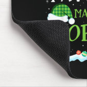 Santa's Favorite Maintenance Worker Fun Christmas マウスパッド (コーナー)