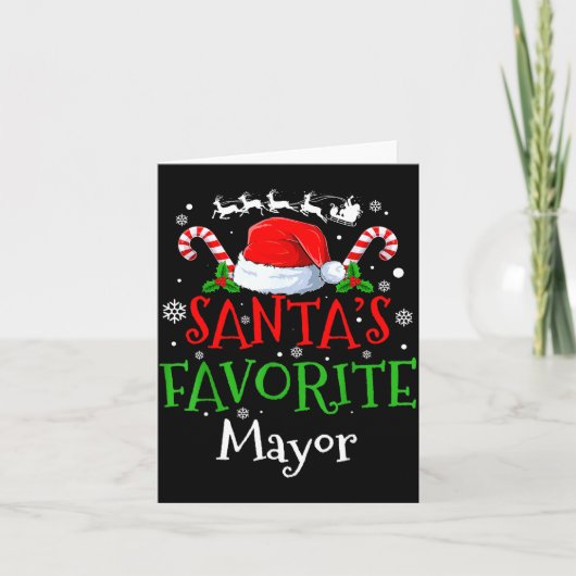 Santa's Favorite Mayor Christmas Party  カード (正面)