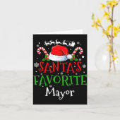 Santa's Favorite Mayor Christmas Party  カード (黄色い花)