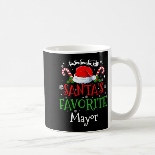Santa's Favorite Mayor Christmas Party  コーヒーマグカップ (右)