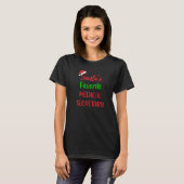 Santas Favorite Medical Secretary Christmas Xmas Tシャツ (正面フル)