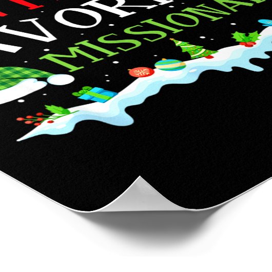 Santa's Favorite Missionary Fun Christmas  ポスター (角)