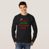 Santas Favorite Missionary Nurse Funny Christmas Tシャツ (正面フル)