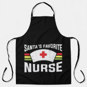 Santa's Favorite Nurse エプロン (正面)
