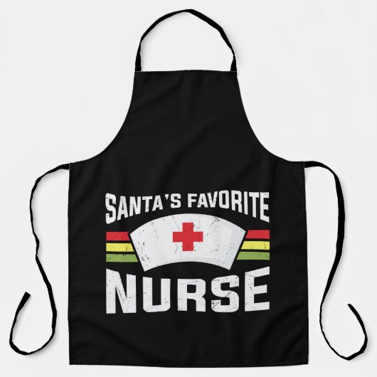 Santa's Favorite Nurse エプロン (正面)