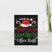 Santa's Favorite Office Staff Christmas Party  カード (正面)