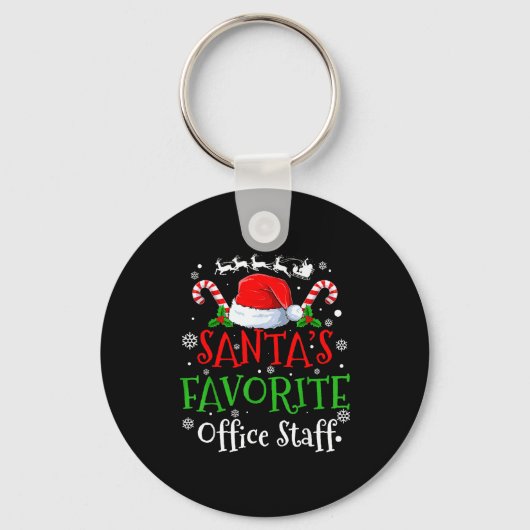 Santa's Favorite Office Staff Christmas Party  キーホルダー (正面)