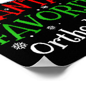 Santa's Favorite Orthodontist Christmas Party  ポスター (角)