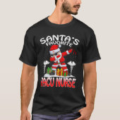 Santa's Favorite Pacu Nurse Christmas Dabbing Sant Tシャツ (正面)