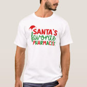 Santa's Favorite Pharmacist Tシャツ (正面)