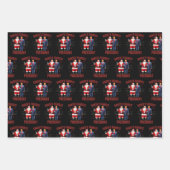 Santa's Favorite President Funny Trump Christmas ラッピングペーパーシート (正面)