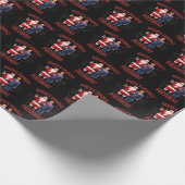 Santa's Favorite President Funny Trump Christmas ラッピングペーパー (角)
