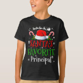 Santa's Favorite Principal Christmas Party  Tシャツ (正面)