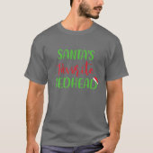 Santa's Favorite Redhead Pajama Christmas Xmas Tシャツ (正面)