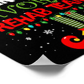 Santa's Favorite Rehab Team Elf Physical Therapy C ポスター (角)