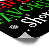 Santa's Favorite Shopper Christmas Party  ポスター (角)
