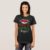 Santa's Favorite Shopper Christmas Party  Tシャツ (正面フル)