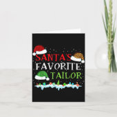 Santa's Favorite Tailor Fun Christmas Alterations カード (正面)