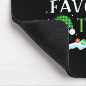 Santa's Favorite Tailor Fun Christmas Alterations マウスパッド (コーナー)