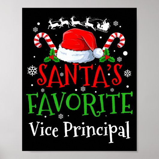 Santa's Favorite Vice Principal Christmas Party  ポスター (正面)