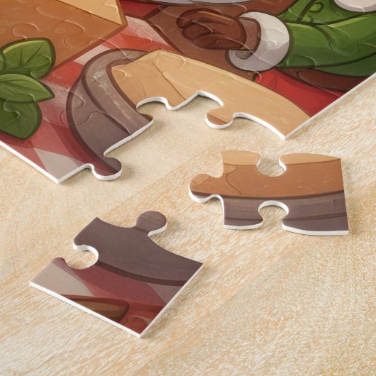 Santa's Festive Christmas Chef ジグソーパズル (側面)