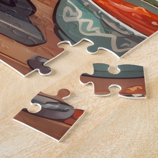 Santa's Festive Christmas Chef ジグソーパズル (側面)