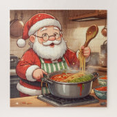 Santa's Festive Christmas Chef ジグソーパズル (縦)