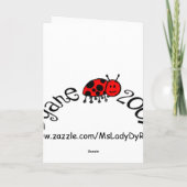 Santa's Florist Gingerbread House Card シーズンカード (裏面)