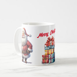 Santa's Gift Bounty Christmas コーヒーマグカップ