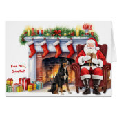 Santa's Gift Greater Swiss Mountain Dog Christmas (正面横)