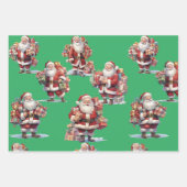 Santa's Gift Parade Wrapping Paper ラッピングペーパーシート (正面3)