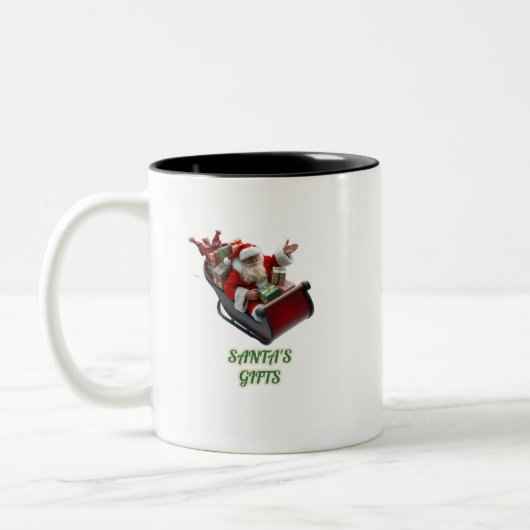 SANTA'S GIFTS: ESPECTACULAR TAZA. ツートーンマグカップ (左)