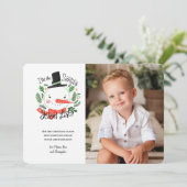 Santa's Good Listフォトグリーティングカード シーズンカード (スタンド正面)