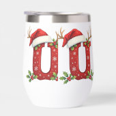 Santa's hat Monogrogram initial U merry Christmas (右面)