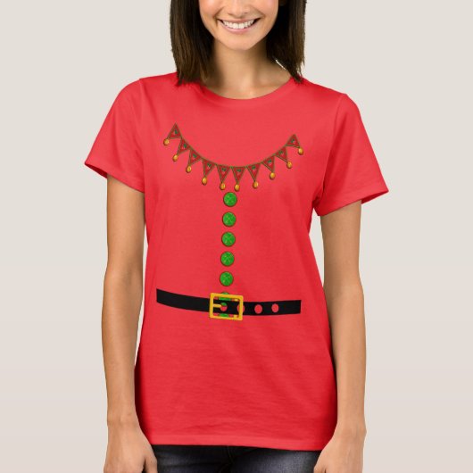 Santa's Helper Elf Costume Tシャツ (正面)