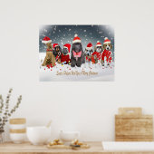 Santa's Helpers Merry Christmas Poster ポスター (キッチン)
