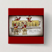 Santa's Helpers on a Switchboard 缶バッジ (正面)