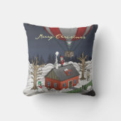 Santa's Hot Air Balloon クッション (正面)