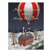 Santa's Hot Air Balloon ポスター (正面)