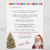 Santa's Letter to Children Christmas Lights Tree (正面)