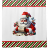 Santa's List  シャワーカーテン (正面)