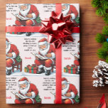 Santa's List add Child's Name カスタム Christmas ラッピングペーパー<br><div class="desc">Santa's List add Child's Name Christmas カスタム Wrapping紙</div>