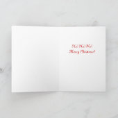 Santa's List Greeting Card #2 シーズンカード (内部)