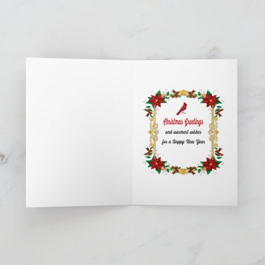 Santa's Little Friend カード (内部)