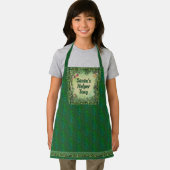 Santa's Little Helper （カスタマイズ可能） エプロン (インサイチュ)
