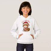 Santa's Little Helper Cat Christmas Sweatshirt (正面フル)