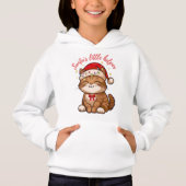 Santa's Little Helper Cat Christmas Sweatshirt (正面)