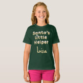 Santas little Helper Lisa T-Shirt Tシャツ (正面フル)