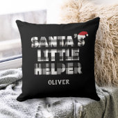 Santa's little helper Personalized  クッション